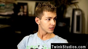 Amazing twinks Brice Carson is bragging to his friend Keith Conner