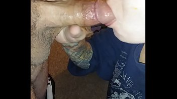 Wife sucking my dick