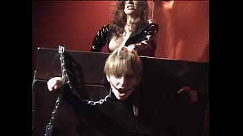 Cute girl in the stocks brutalized by mistress Jessica Rizzo