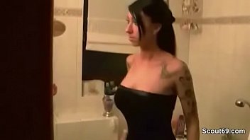 hot german step sister caught him and help with fuck