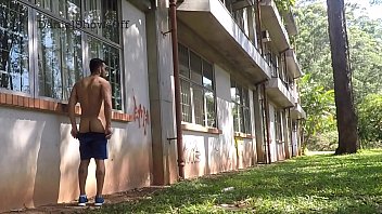 two guys outside