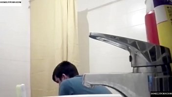 Hidden cam in the bath and fucking hard. JAV061