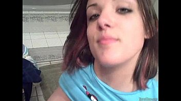 Beautiful Girl suck and gets cum on her breasts