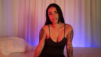 Latin girl masturbates to tease dad friend